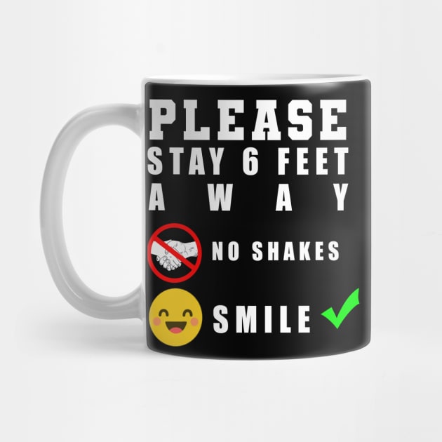 Please stay 6 feet away distancing by Flipodesigner